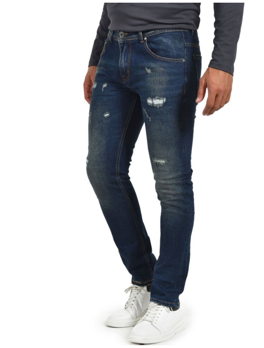 ΠΑΝΤΕΛΟΝΙ ΤΖΙΝ SLIM FIT DARK RIPPED ΑΝΔΡΑΣ