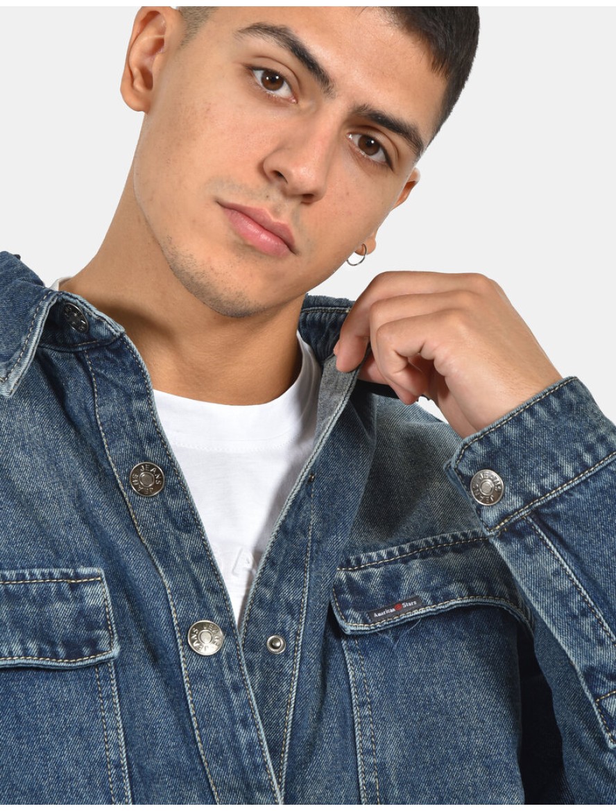 ΠΟΥΚΑΜΙΣΟ JEAN ΤΥΠΟΥ JACKET ΑΝΔΡΑΣ