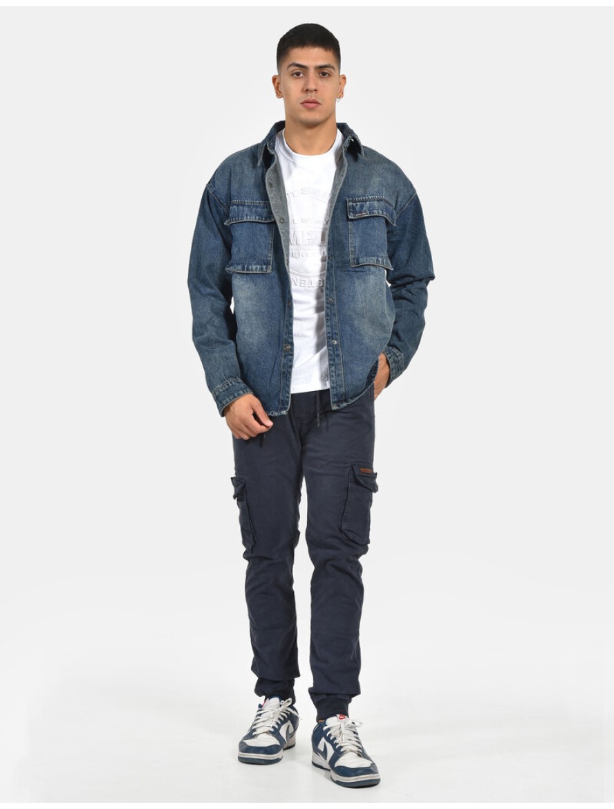 ΠΟΥΚΑΜΙΣΟ JEAN ΤΥΠΟΥ JACKET ΑΝΔΡΑΣ