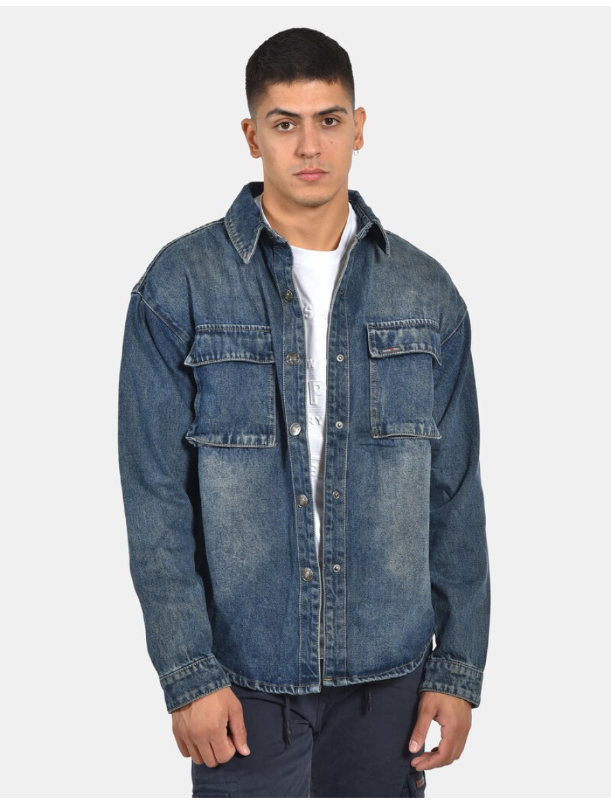 ΠΟΥΚΑΜΙΣΟ JEAN ΤΥΠΟΥ JACKET ΑΝΔΡΑΣ