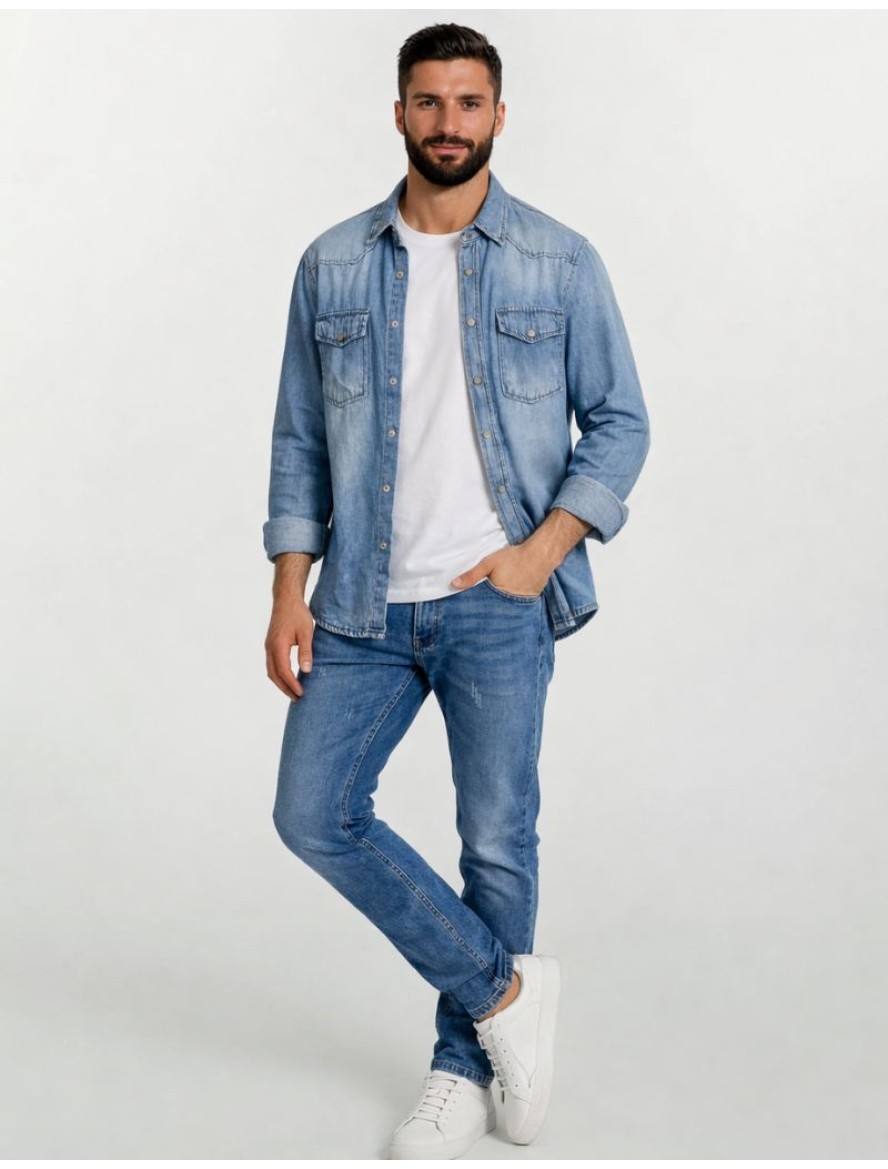 ΠΟΥΚΑΜΙΣΟ ΤΖΙΝ ΑΝΔΡΑΣ