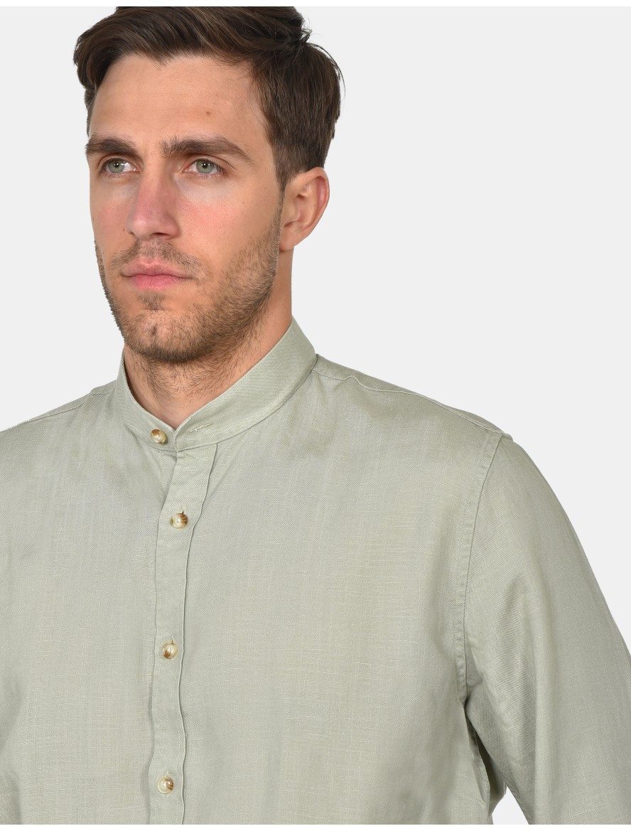 ΠΟΥΚΑΜΙΣΟ ΜΑΟ ΜΟΝΟΧΡΩΜΟ ΑΝΔΡΑΣ