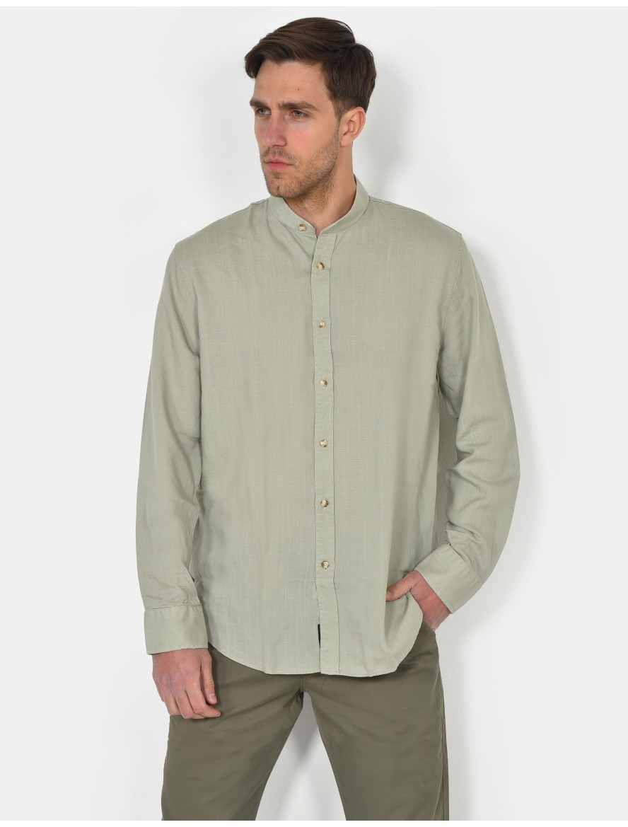 ΠΟΥΚΑΜΙΣΟ ΜΑΟ ΜΟΝΟΧΡΩΜΟ ΑΝΔΡΑΣ