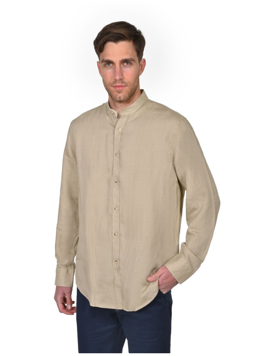 ΠΟΥΚΑΜΙΣΟ ΜΑΟ ΜΟΝΟΧΡΩΜΟ ΑΝΔΡΑΣ