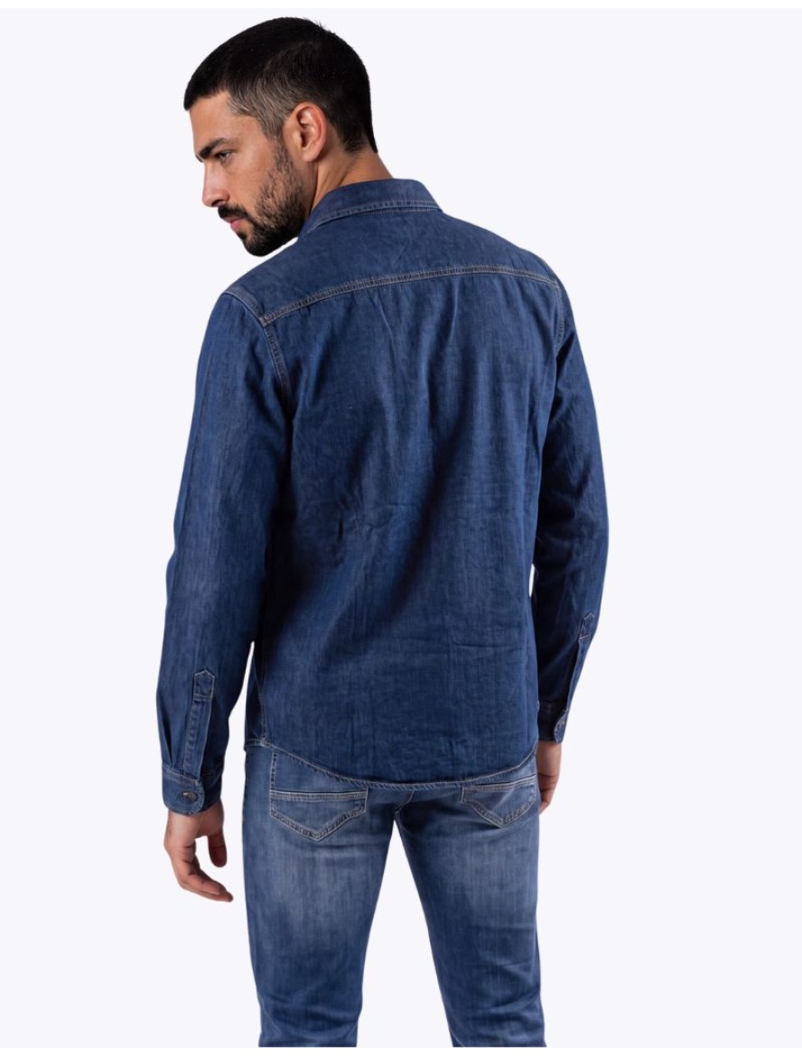ΠΟΥΚΑΜΙΣΟ ΤΖΙΝ REGULAR FIT ΑΝΔΡΑΣ