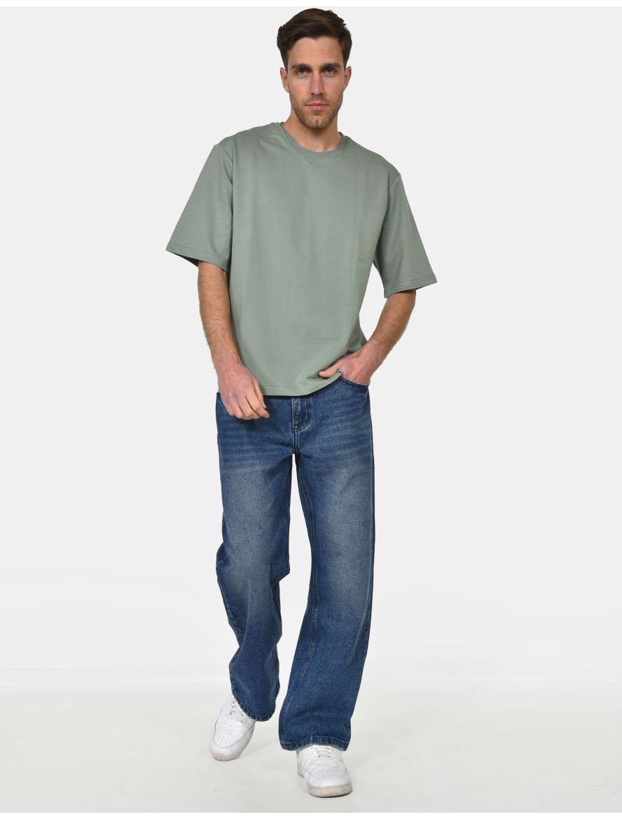 T-SHIRT ΜΟΝΟΧΡΩΜΟ ΑΝΔΡΑΣ