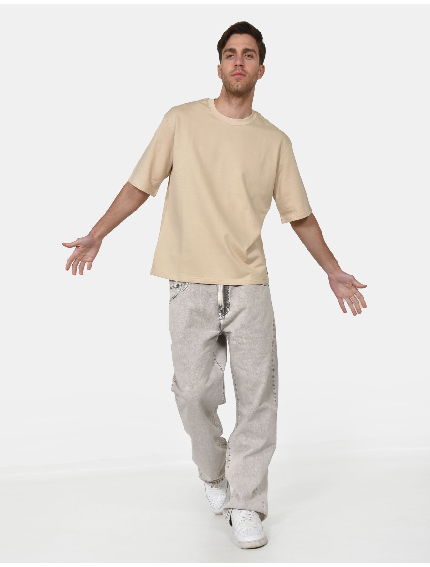 T-SHIRT ΜΟΝΟΧΡΩΜΟ ΑΝΔΡΑΣ