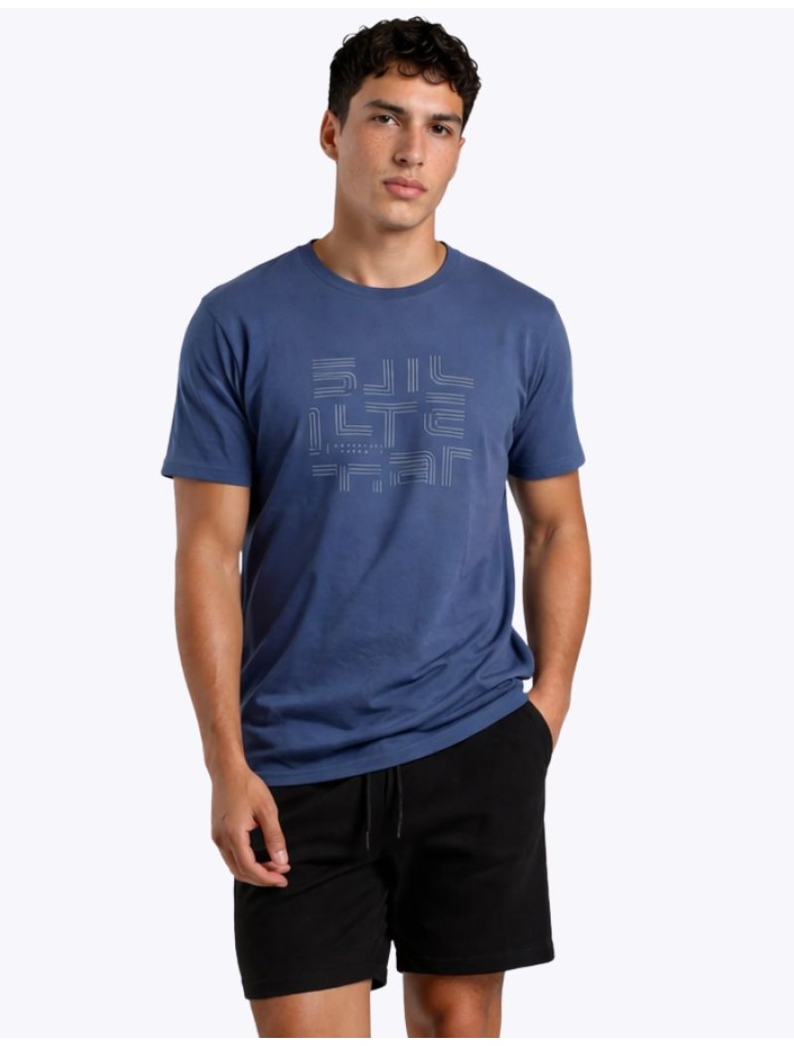 T-SHIRT ΓΡΑΜΜΙΚΟ ΣΧΕΔΙΟ ΑΝΔΡΑΣ