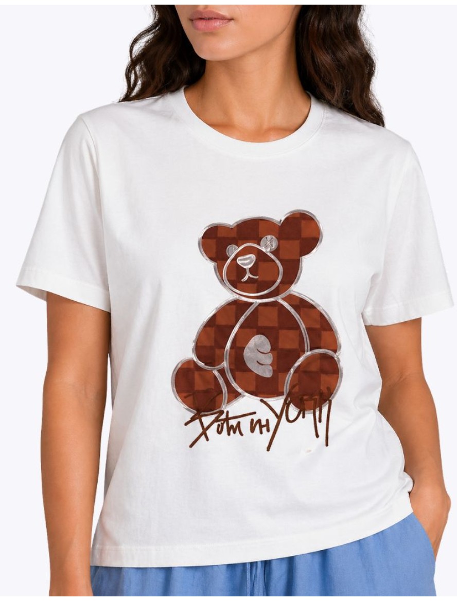 T-SHIRT ΑΡΚΟΥΔΑΚΙ ΓΥΝΑΙΚΑ