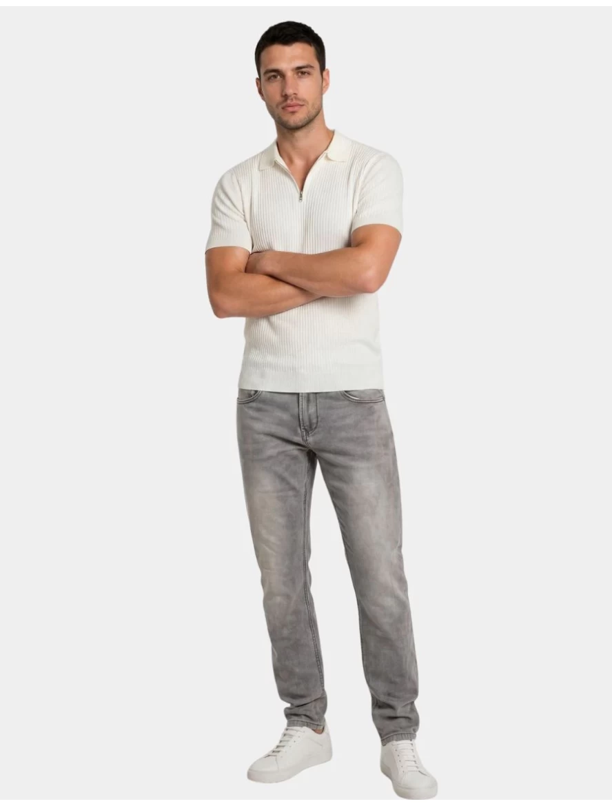 ΠΑΝΤΕΛΟΝΙ ΤΖΙΝ GREY WASHED SLIM ΑΝΔΡΑΣ