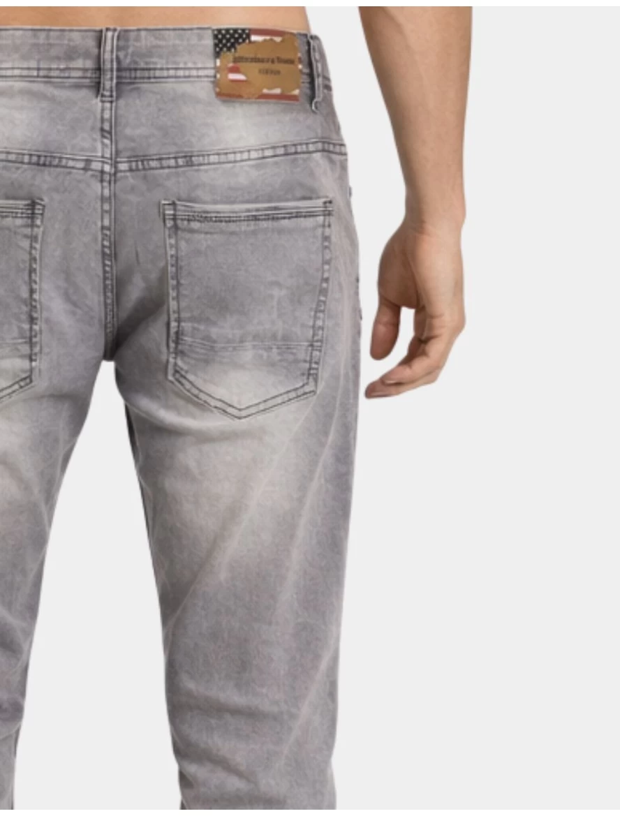 ΠΑΝΤΕΛΟΝΙ ΤΖΙΝ GREY WASHED SLIM ΑΝΔΡΑΣ
