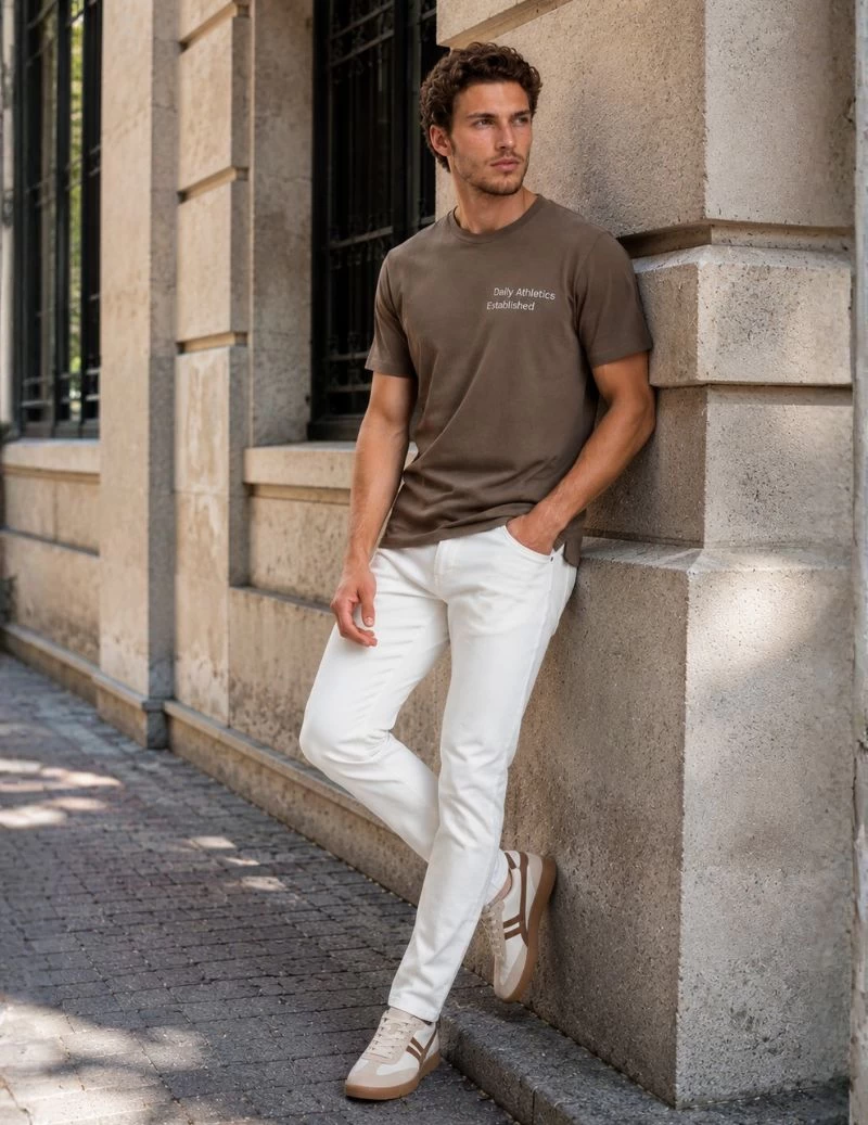 ΠΑΝΤΕΛΟΝΙ CHINOS ΜΟΝΟΧΡΩΜΟ