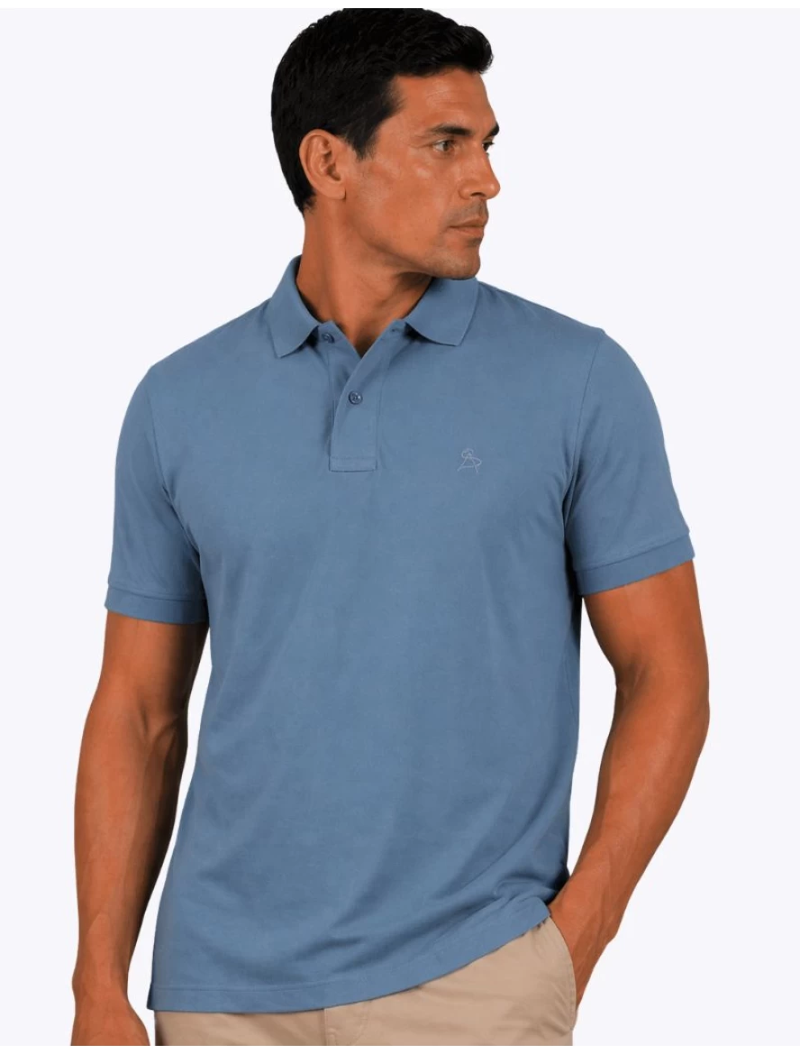 ΜΠΛΟΥΖΑ POLO ΜΟΝΟΧΡΩΜΗ ΑΝΔΡΑΣ