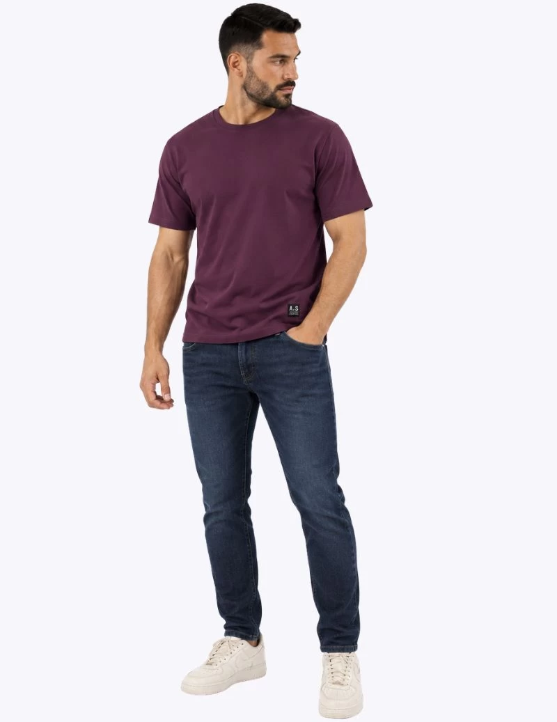 T-SHIRT ΜΟΝΟΧΡΩΜΟ