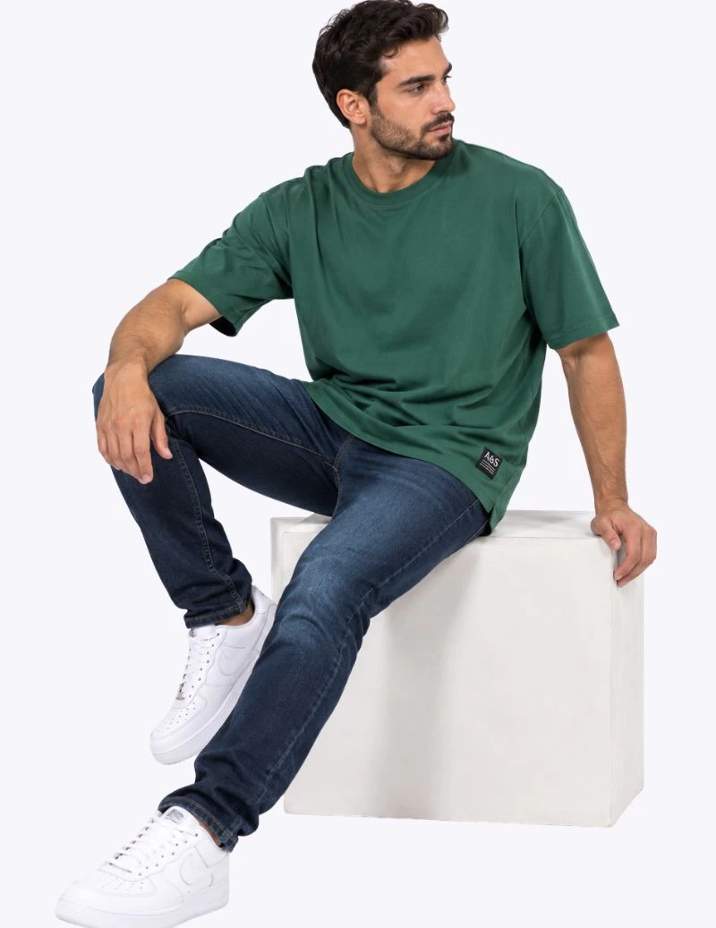 T-SHIRT ΜΟΝΟΧΡΩΜΟ